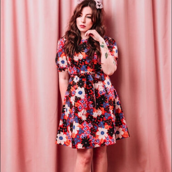 ModCloth A Blossom Batch Princess Highway Dress - Picture 1 of 2